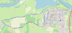 Nieuwe route verkend