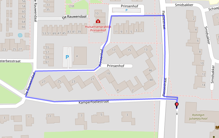HeteRUN 500 meter route