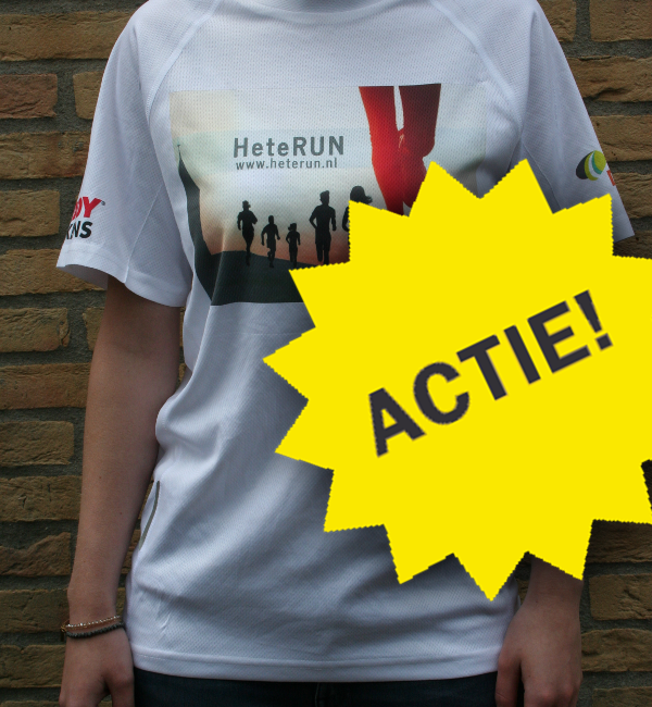 HeteRUN T-shirt actie!